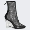 ALAu00cfA La Cage Wedge Booties Black