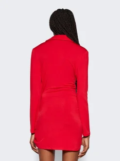 Jacquemus La Robe Bahia Jersey Dress Red