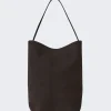 The Row Large Park Tote Bag Wood Brown