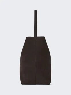 The Row Large Park Tote Bag Wood Brown