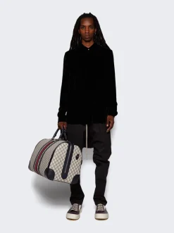 Gucci Large Savoy Duffle Bag Blue