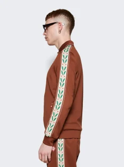 CASABLANCA Laurel Track Jacket Brown