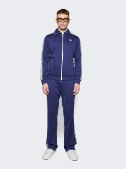 CASABLANCA Laurel Track Jacket Navy