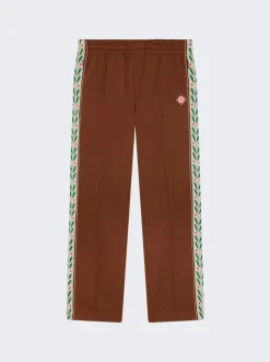 CASABLANCA Laurel Track Pants Brown