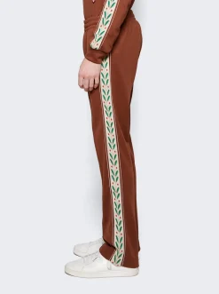 CASABLANCA Laurel Track Pants Brown