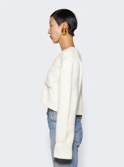 Khaite Lavan Cardigan Ivory