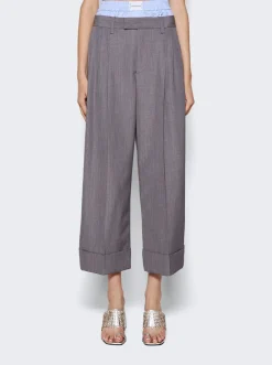 Alexander Wang Layered Tailored Trousers Grey