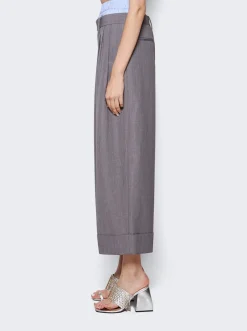 Alexander Wang Layered Tailored Trousers Grey
