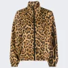 alexanderwang.t Leopard-Print Bomber Jacket Multicolor Brown