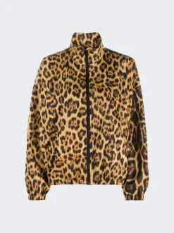 alexanderwang.t Leopard-Print Bomber Jacket Multicolor Brown