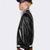 BALLY Letterman Leather Jacket Black