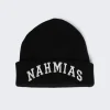 NAHMIAS Logo Beanie Black