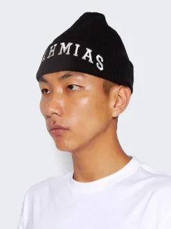 NAHMIAS Logo Beanie Black