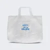 Gallery Dept Logo Print Canvas Tote Bag White