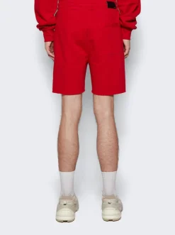 Amiri Ma Logo Shorts Red