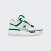 Amiri Ma-1 Sneakers White And Green Nubuck