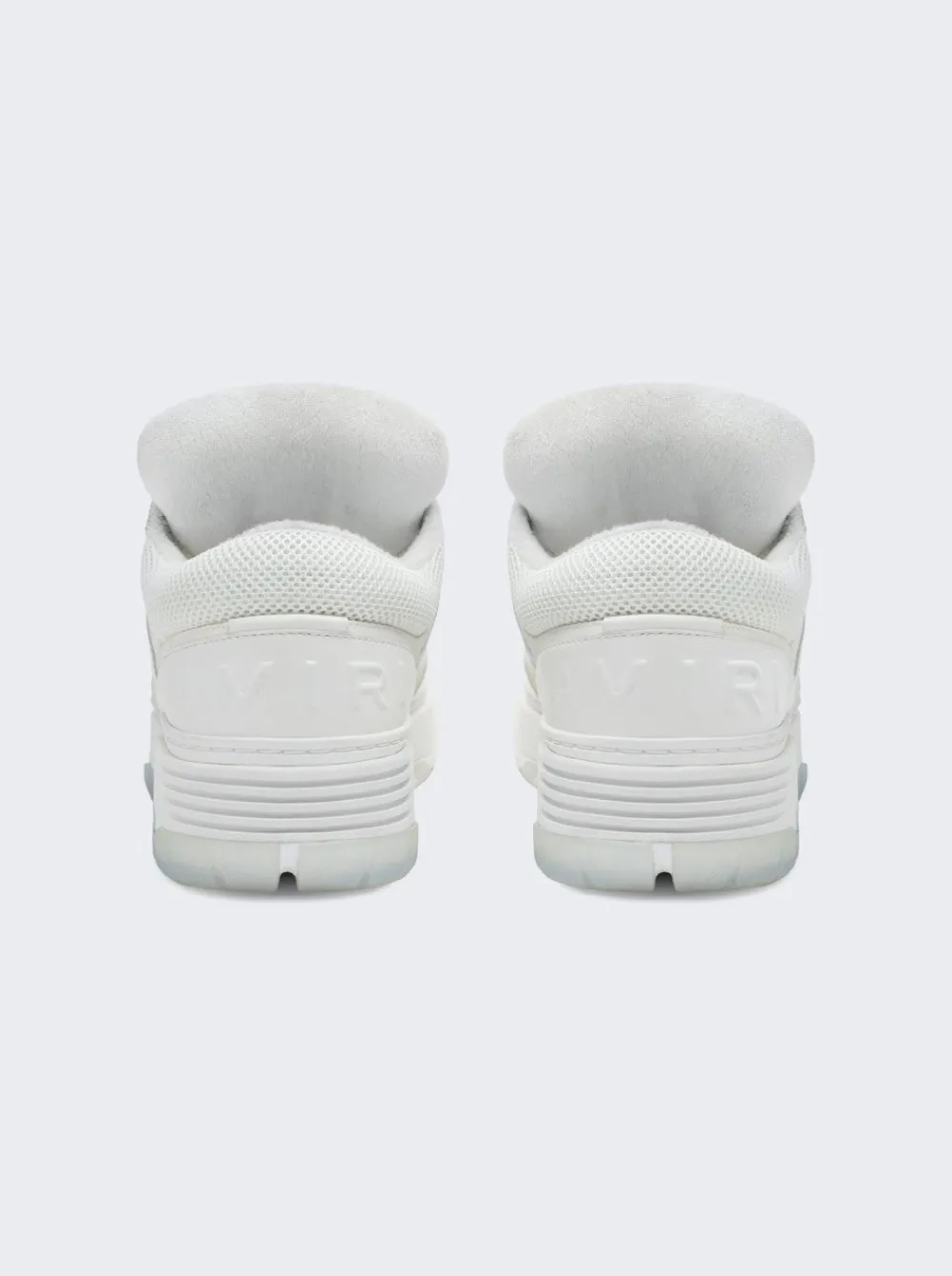 Amiri Ma-1 Sneakers White And Grey Nubuck