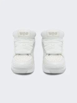 Amiri Ma-1 Sneakers White And Grey Nubuck