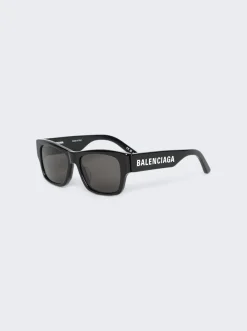 Balenciaga Max Square Af Sunglasses Black
