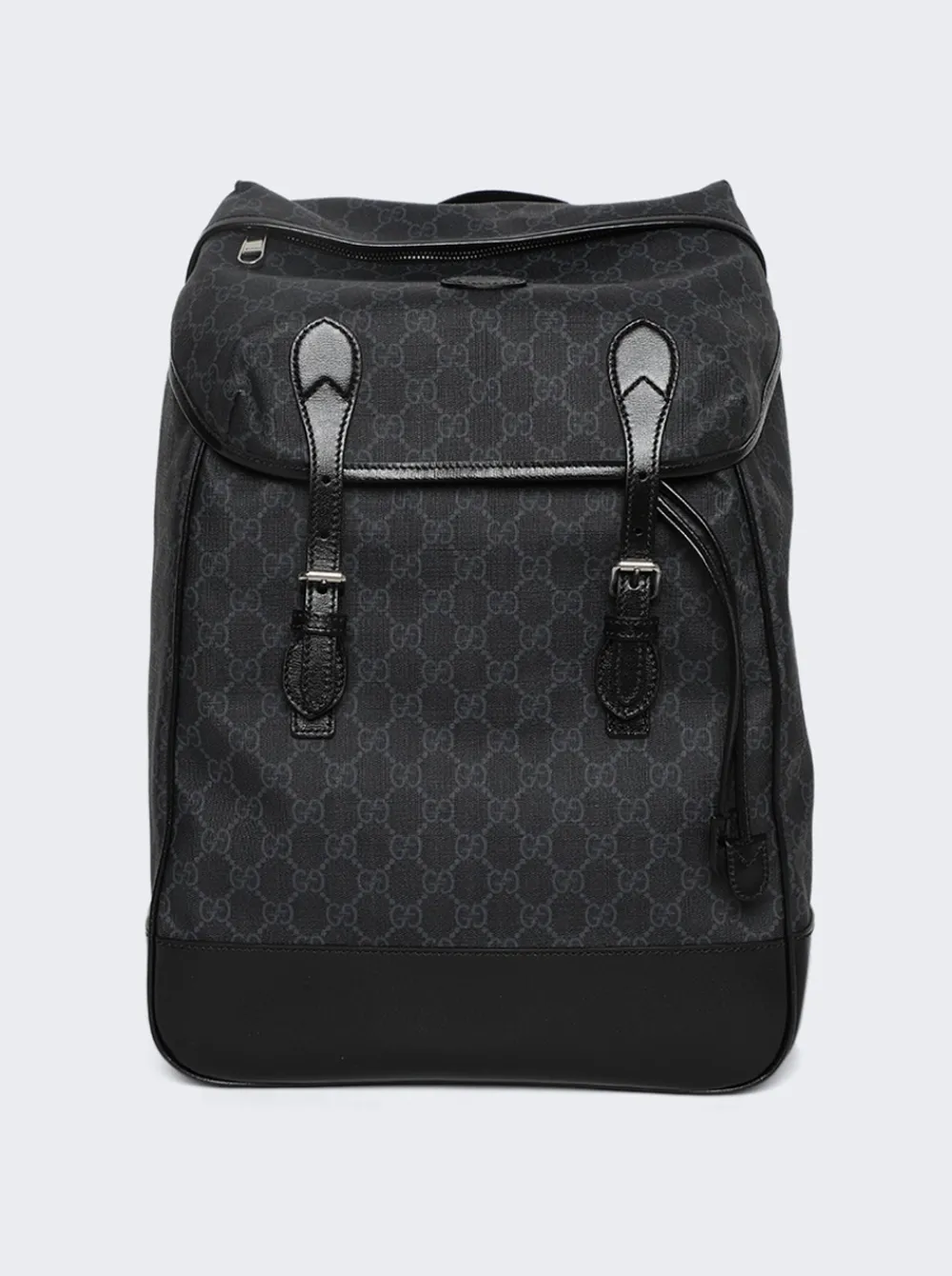 Gucci Medium Backpack With Interlocking G Black