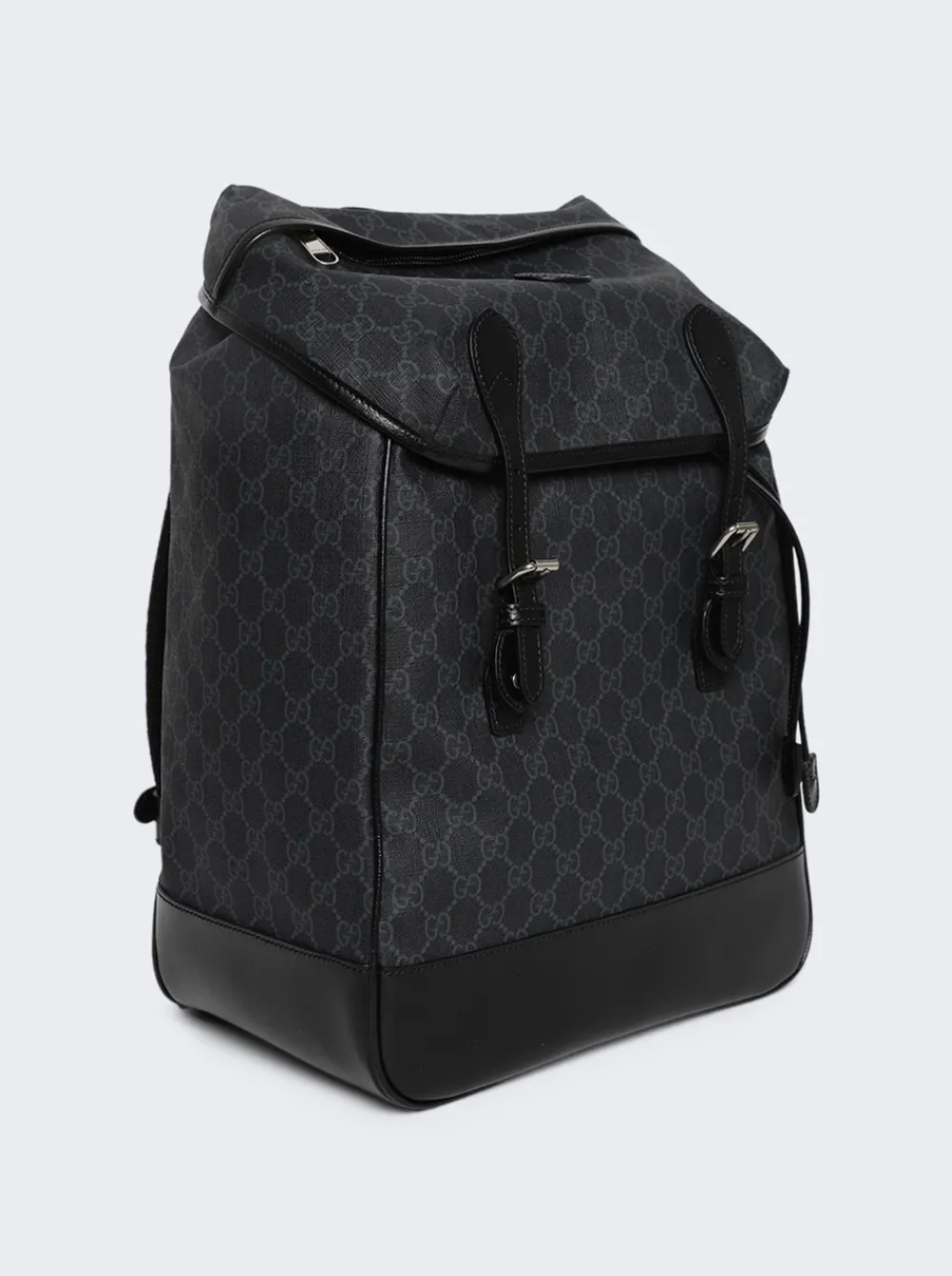 Gucci Medium Backpack With Interlocking G Black
