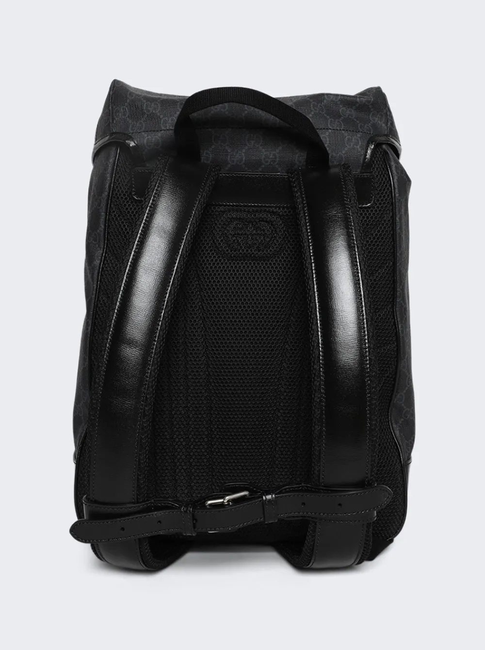 Gucci Medium Backpack With Interlocking G Black