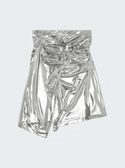 Diesel Melt Skirt Silver