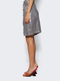 Diesel Melt Skirt Silver