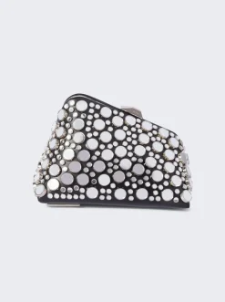 The Attico Midnight Clutch Black