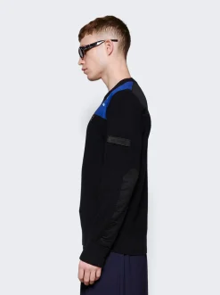 Fred Perry x Raf Simons Military Sweater Black