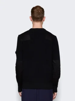 Fred Perry x Raf Simons Military Sweater Black