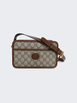 Gucci Mini Bag With Interlocking G Brown
