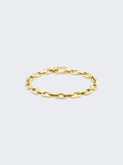 SHAY Mini Deco Link Bracelet 18K Yellow Gold