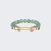 Ananya Mint Jade Chakra Bracelet 18K Yellow Gold