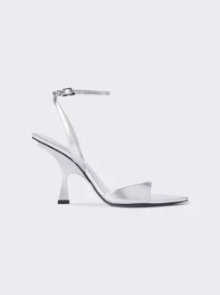 The Attico Mismatched Sandal Silver