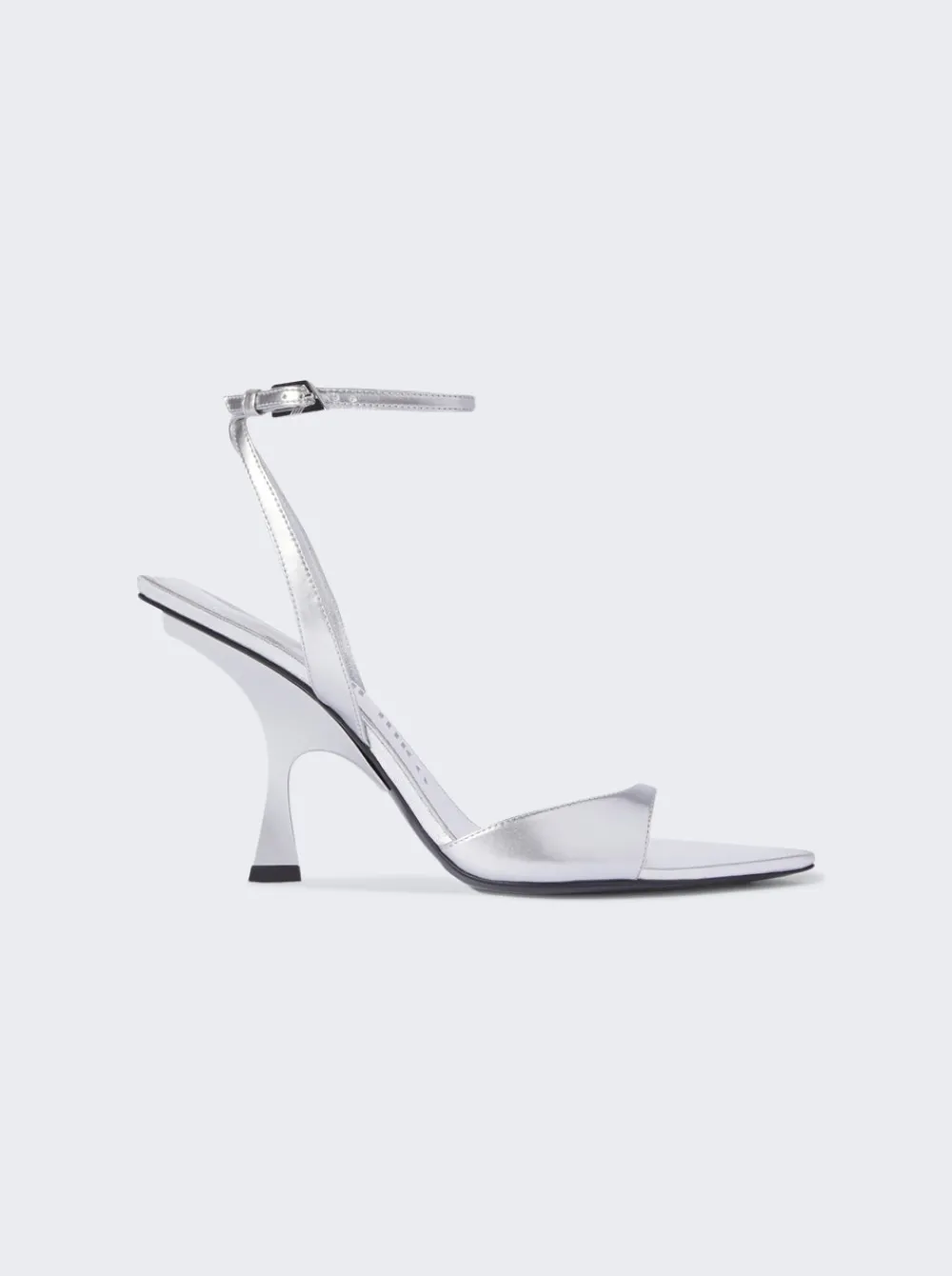 The Attico Mismatched Sandal Silver
