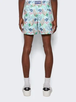 Vilebrequin Mistral Swim Shorts Thalassa Blue