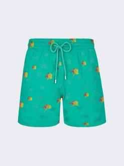 Vilebrequin Mistral Swim Shorts Vert Tropezien