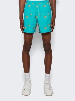 Vilebrequin Mistral Swim Shorts Vert Tropezien
