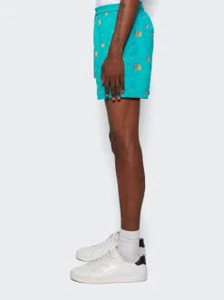 Vilebrequin Mistral Swim Shorts Vert Tropezien