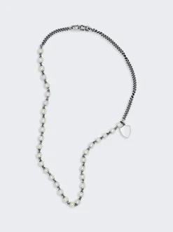 Maor Mondi Necklace With White Pearls Sterling Silver