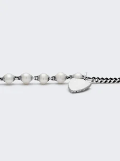 Maor Mondi Necklace With White Pearls Sterling Silver