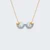 NeverNoT Travel Necklace White Mother Of Pearl
