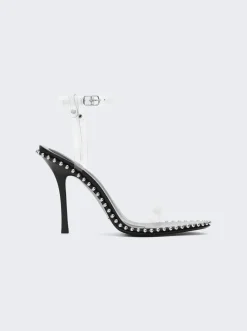 Alexander Wang Nova 105 Ankle Strap Sandal Black