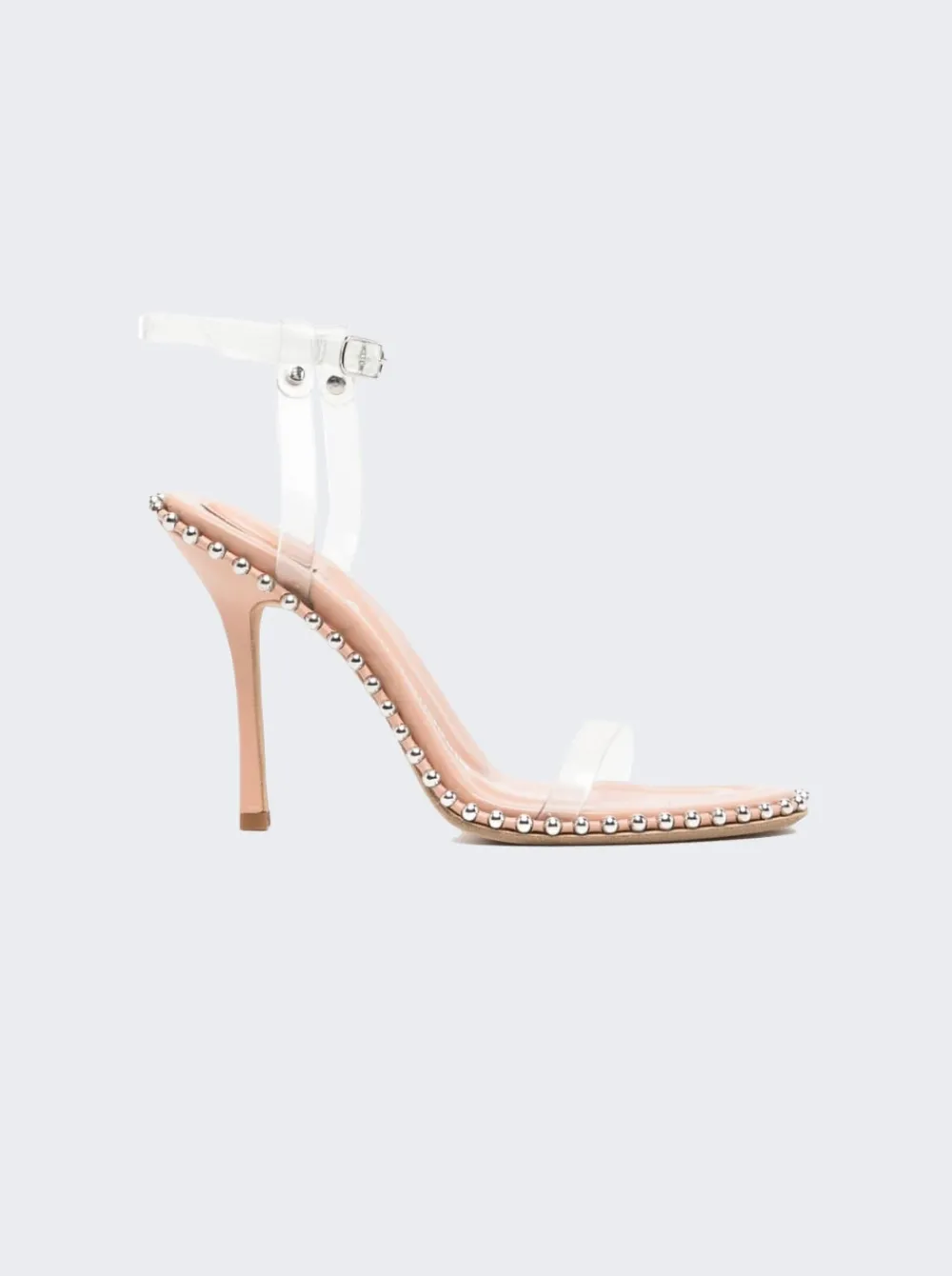 Alexander Wang Nova 105 Ankle Strap Sandal Peachy Nude