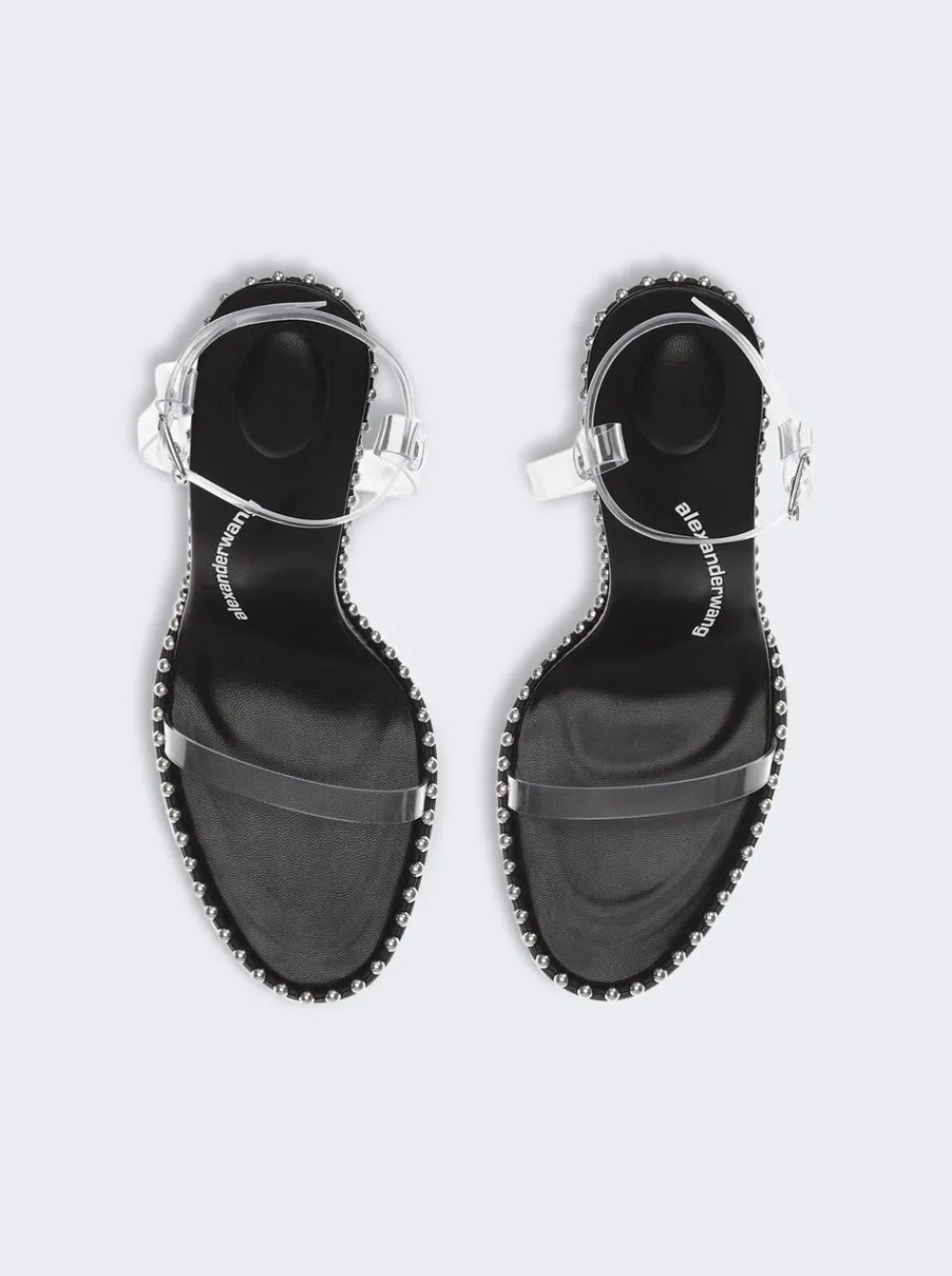 Alexander Wang Nova 105 Ankle Strap Sandal Black