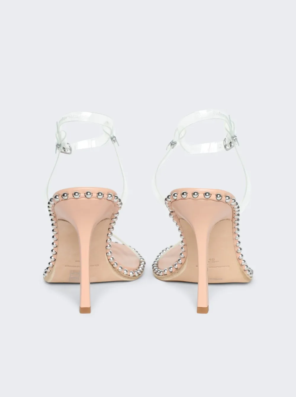 Alexander Wang Nova 105 Ankle Strap Sandal Peachy Nude