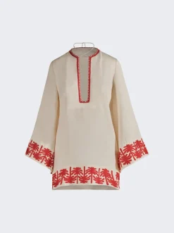 Johanna Ortiz Ocean Clan Dress Ecru