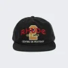 Rhude Off Road Washed Canvas Hat Black