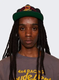 Rhude Off Road Washed Canvas Hat Black